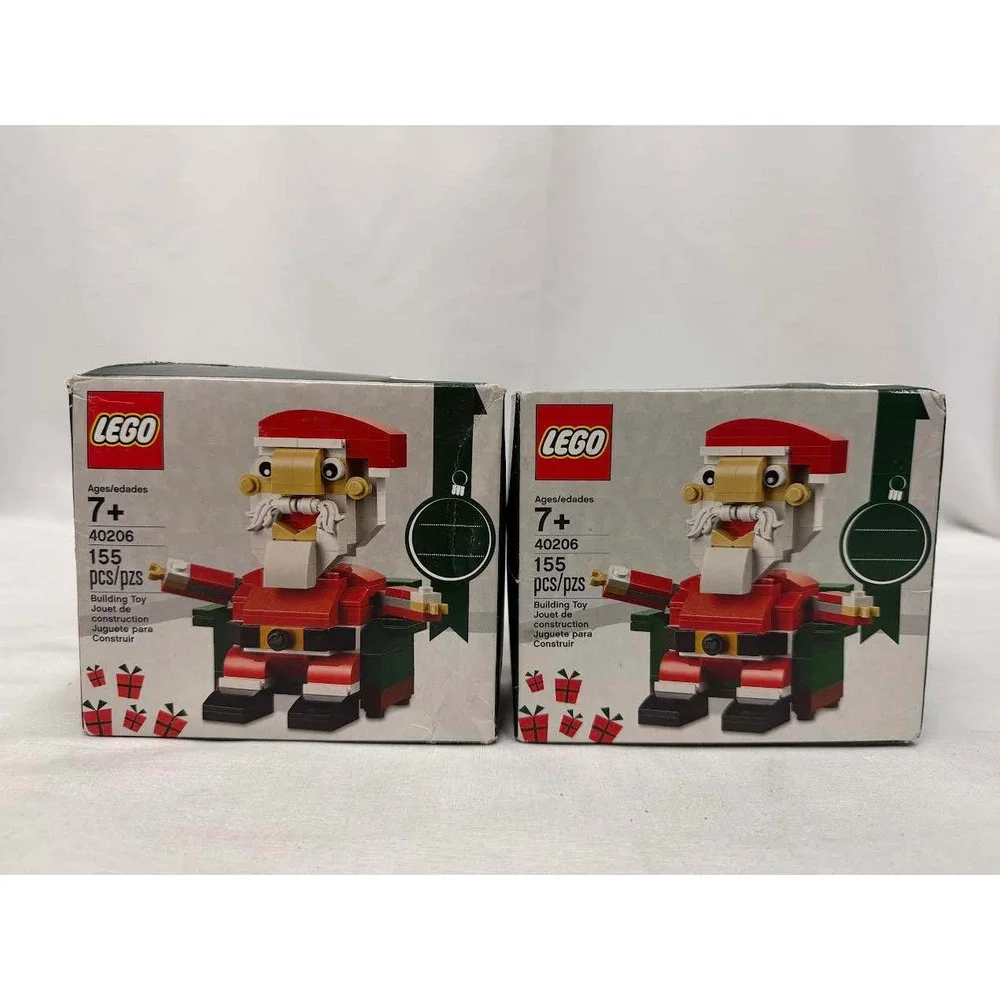 Lot of 2 LEGO 40206 Santa Claus Christmas Building Toy Sets 155 Pcs Each New - Picture 8 of 9
